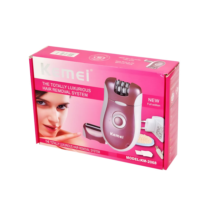 Kemei 2 In 1 Epilator & Shaver | Body Hair Remover Machine – Model 2068