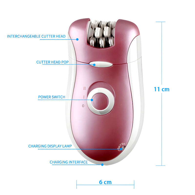 Kemei 2 In 1 Epilator & Shaver | Body Hair Remover Machine – Model 2068