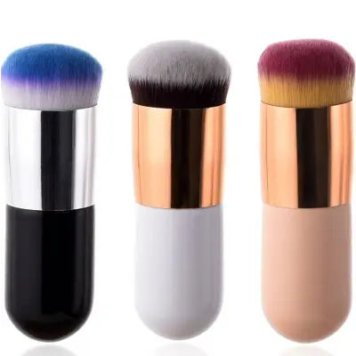 Chubby Pier Foundation Brush Flat Cream Makeup Brushes Professional Cosmetic Makeup Brush