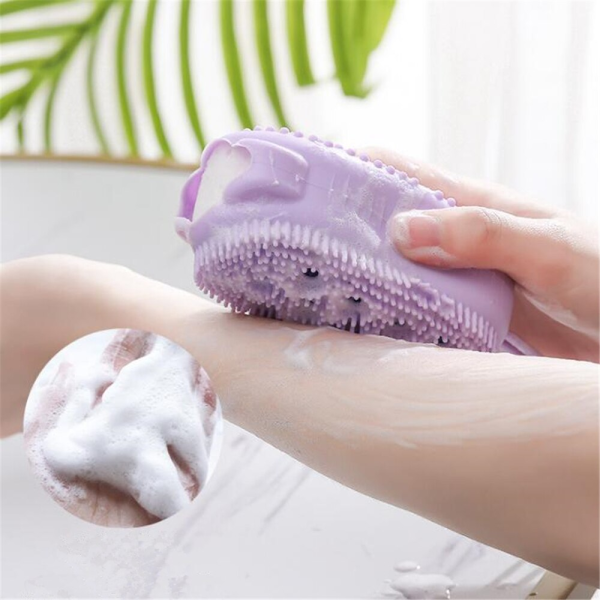 Silicone Soap Bath Massage / Bath Body Brush Silicon Bath Brush