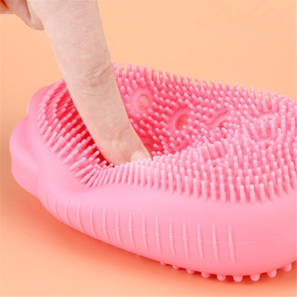 Silicone Soap Bath Massage / Bath Body Brush Silicon Bath Brush